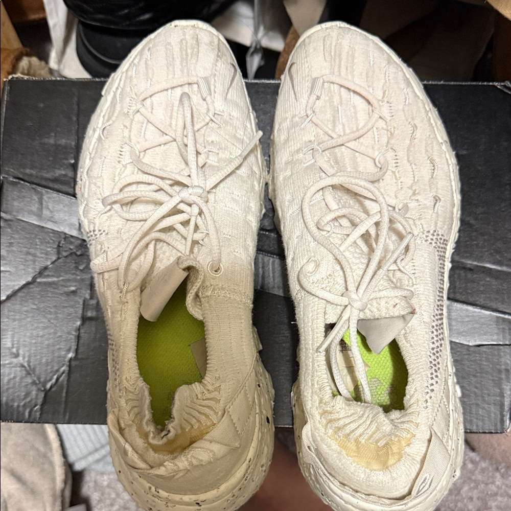 Nike Women's Textured Cream Sneakers